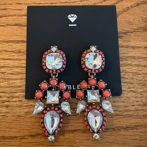 BaubleBar | Aztec Drop Statement Earrings | 2.5” Length